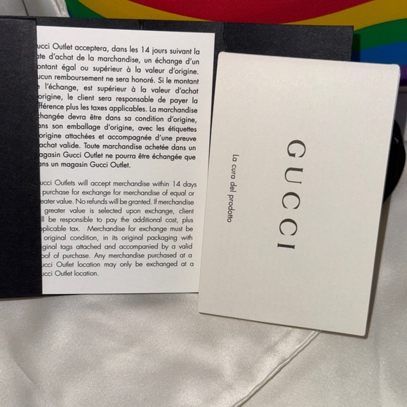 Preowned, authentic Gucci Peggy Rainbow Platform Sneakers - Picture 6 of 7